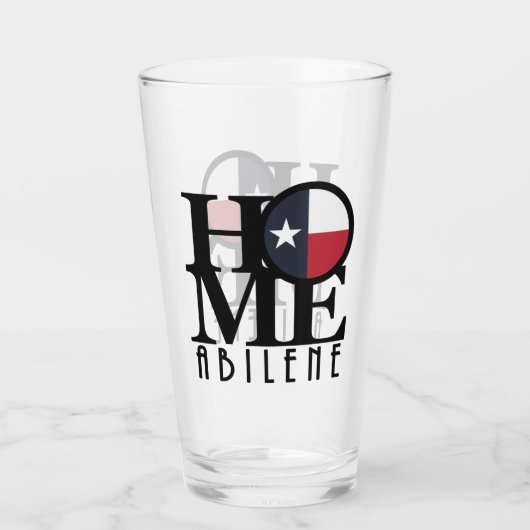 HOME Abilene Texas Glas (Achterkant)
