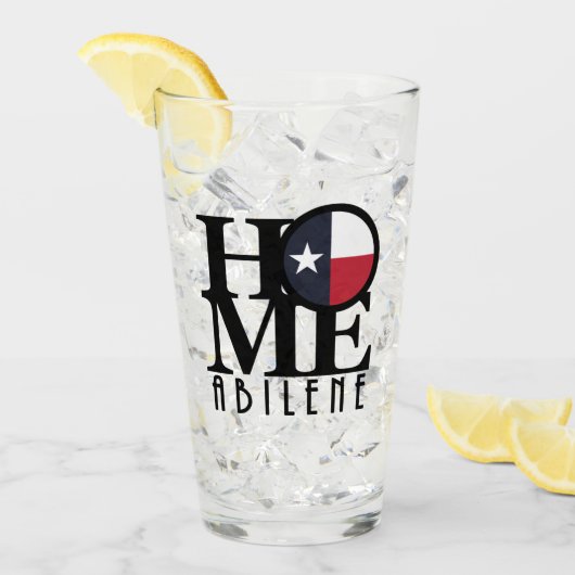 HOME Abilene Texas Glas (Voorkant ijs)