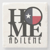 HOME Abilene Texas Stenen Onderzetter (Voorkant)