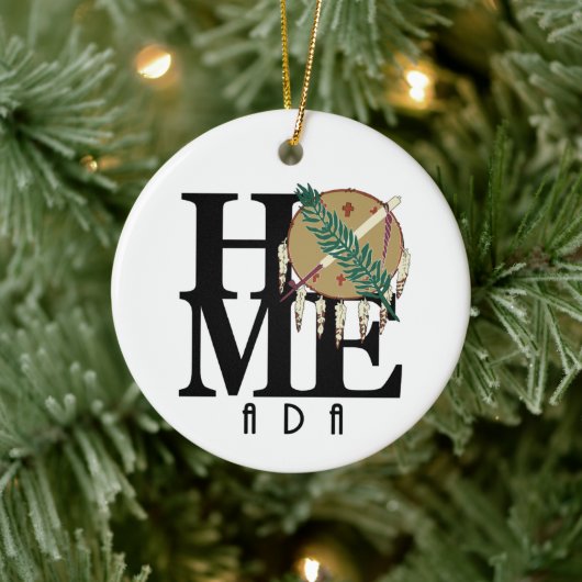 HOME Ada Oklahoma Keramisch Ornament (Boom)