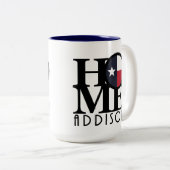 HOME Addison Texas 15oz Tweekleurige Koffiemok (Voorkant rechts)