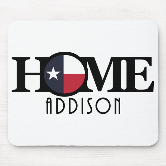 HOME Addison Texas Muismat (Voorkant)