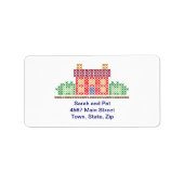 Home-Adresetiketten Etiket (Voorkant)