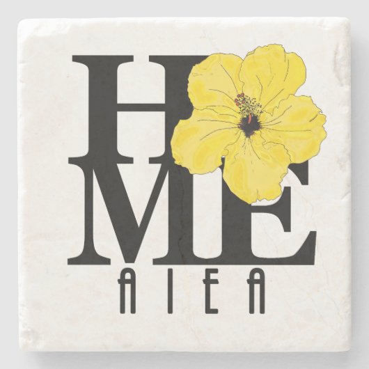 HOME Aiea Hawaii Stenen Onderzetter (Voorkant)