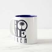 HOME Aiken South Carolina 11oz Tweekleurige Koffiemok (Voorkant links)