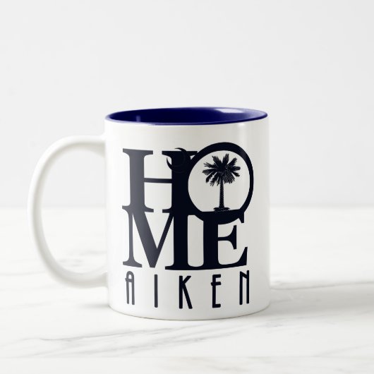 HOME Aiken South Carolina 11oz Tweekleurige Koffiemok (Links)