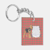 Home Airedale - Welsh - Lakeland Sleutelhanger (Voorkant Links)