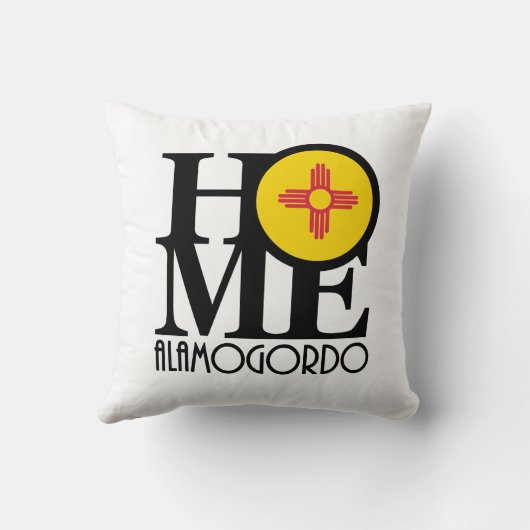 HOME Alamogordo New Mexico Kussen (Achterkant)