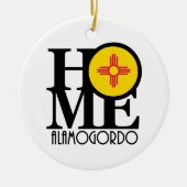 HOME Alamogordo Stone Onderzetter Keramisch Ornament (Voorkant)