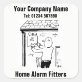 Home Alarm Fitter Business stickers (Voorkant)