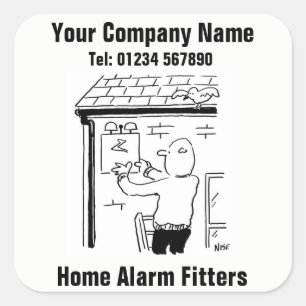 Home Alarm Fitter Business stickers