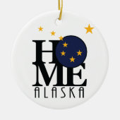 HOME Alaska Keramisch Ornament (Voorkant)