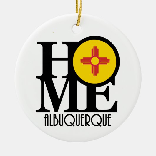 HOME Albequerque Keramisch Ornament (Voorkant)