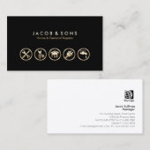 Home Algemene reparaties Gold Icons Visitekaartje (Voorkant / Achterkant)