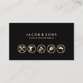 Home Algemene reparaties Gold Icons Visitekaartje (Voorkant)