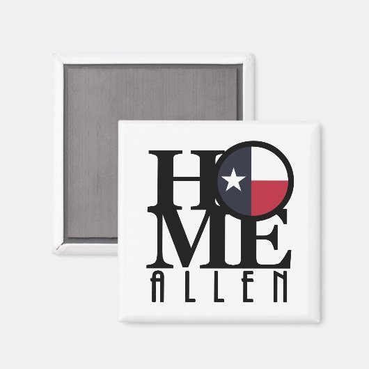 HOME Allen TX Magneet (Voorkant / Achterkant)
