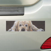Home Alone Golden Retriever Bumpersticker (Op auto)