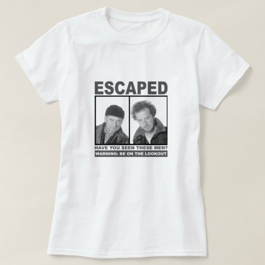 Home Alone Natte Bandits T-shirt (Design voorkant)