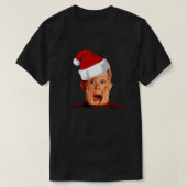 Home Alone Santa Hat T-Shirt Macaulay Culkin Chris (Design voorkant)
