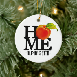 HOME Alpharetta Georgia Keramisch Ornament