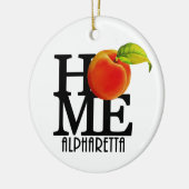 HOME Alpharetta Georgia Keramisch Ornament (Links)
