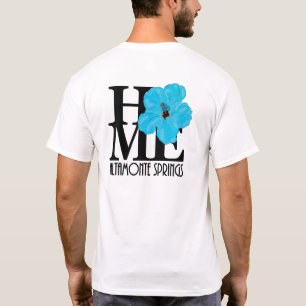 HOME Altamonte Springs Blue Hibiscus (achterafdruk T-shirt