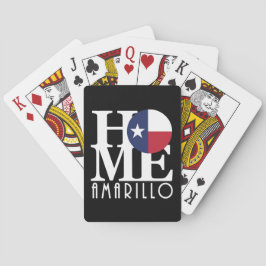 HOME Amarillo Texas Pokerkaarten