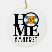 HOME Amherst NS Keramisch Ornament (Voorkant)