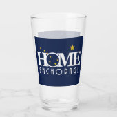 HOME Anchorage Alaska Glas (Achterkant)