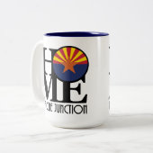 HOME Apache Junction 15oz Tweekleurige Koffiemok (Voorkant links)
