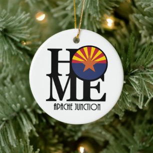 HOME Apache Junction Arizona Keramisch Ornament