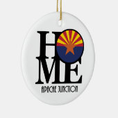 HOME Apache Junction Arizona Keramisch Ornament (Rechts)