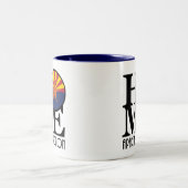 HOME Apache Junction Tweekleurige Koffiemok (Center)