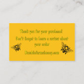 Home Apiary Thank You Card for packages Visitekaartje (Achterkant)