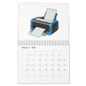 Home Appliance cartoon illustratiekalender Kalender (Feb 2026)