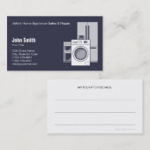 Home Appliance-service, verkoop en reparatie Visitekaartje (Voorkant / Achterkant)