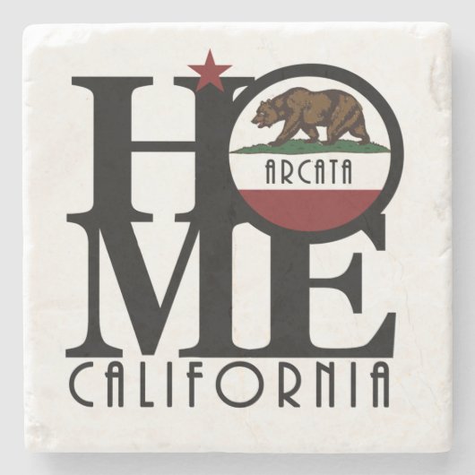 HOME Arcata CA Stenen Onderzetter (Voorkant)