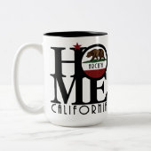 HOME Arcata California 15oz Tweekleurige Koffiemok (Links)