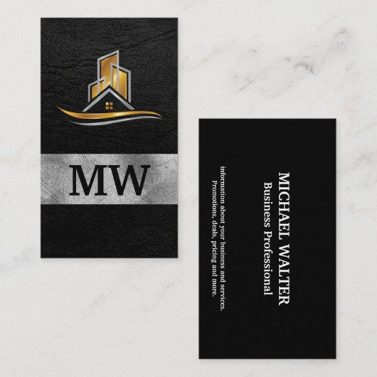 Home Architect Vastgoed Logo Visitekaartje (Voorkant / Achterkant)