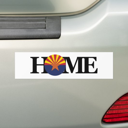 HOME Arizona Flag Bumpersticker (Op auto)