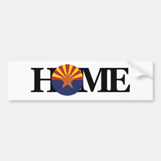 HOME Arizona Flag Bumpersticker (Voorkant)