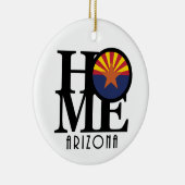 HOME Arizona Keramisch Ornament (Rechts)