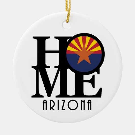 HOME Arizona Keramisch Ornament (Voorkant)
