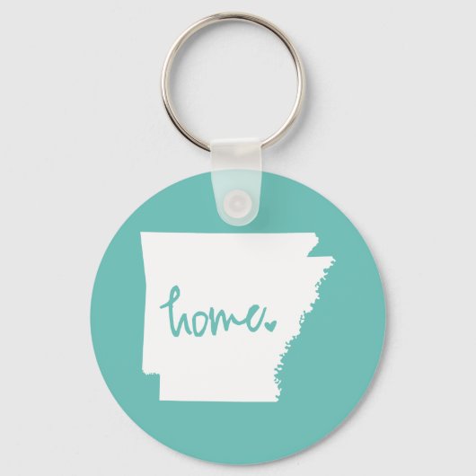 Home Arkansas Custom Color Sleutelhanger (Voorkant)