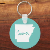 Home Arkansas Custom Color Sleutelhanger (Voorkant)