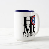 HOME Arlington Tennessee 15oz Tweekleurige Koffiemok (Voorkant rechts)