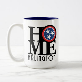 HOME Arlington Tennessee 15oz Tweekleurige Koffiemok