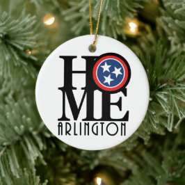 HOME Arlington Tennessee Keramisch Ornament