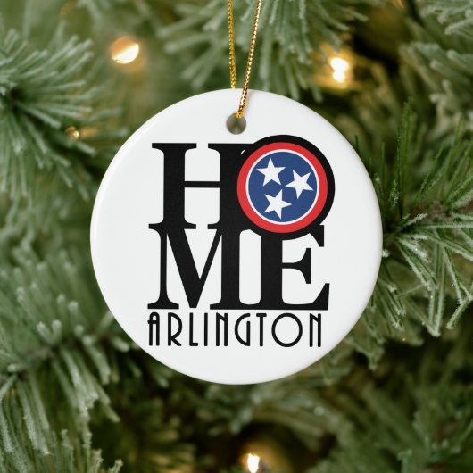HOME Arlington Tennessee Keramisch Ornament (Boom)