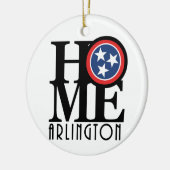 HOME Arlington Tennessee Keramisch Ornament (Links)